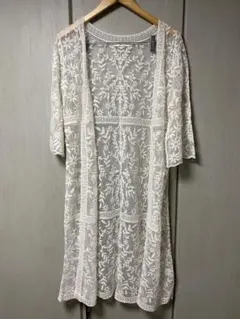 【値下げ】レース　ロングカーディガン