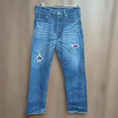 FUTURA LABORATORIES ダメージ加工デニムパンツ