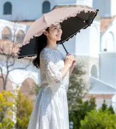 2025年最新】芦屋ロサブラン 日傘 折りたたみ 3段 フリルの人気