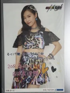 【美品】2018 秋ツアー 日替わりA5ワイドサイズ生写真 小田さくら