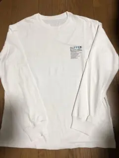 DUFFER BLACK LABEL 長袖Tシャツ ホワイト