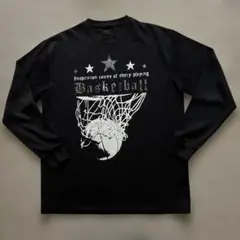 バスケットボール グラフィック 長袖ウェア M ブラック