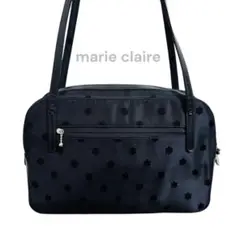 【美品】　marie claire マリクレール ハンドバッグ 肩掛け ブラック
