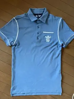 adidas Bogey Boys ポロシャツ J2XS 青