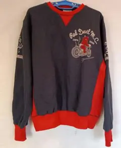 TEDMAN テッドマン RED DEVIL M.C. スウェットトレーナー