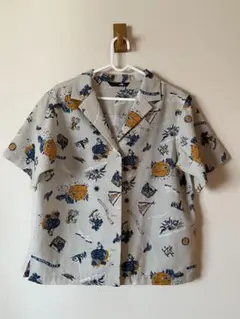 ノースフェイス　キャンプ　柄シャツ　Lサイズ