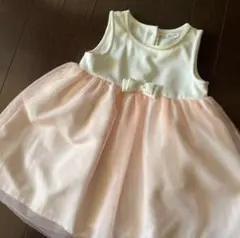 リボン付きピンクのドレス（100センチ）