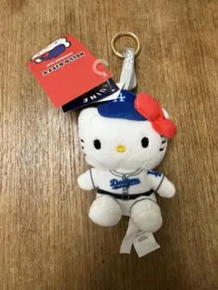 ハローキティ⭐️ドジャースDodgers コラボ　 山本由伸 18番キーホルダー LA購入⭐️ドジャース Dodgers ハローキティ コラボ 山本由伸 18番