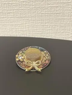 帽子のブローチ ヴィンテージ　昭和レトロ レトロ