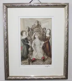 ボリス雑貨店【額装】複製画大切なバラヒグチユウコ直筆サイン