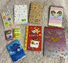 平成レトロ　クラックス　メモ帳セット