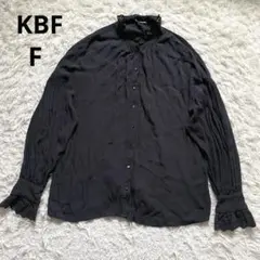 KBF アーバンリサーチ 長袖ブラウス　シャツ　大きいサイズ　黒