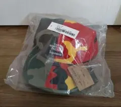 【未使用】シュプリーム　ノースフェイス　split 6panel キャップ