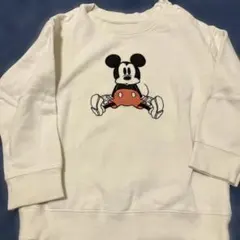 ミッキーマウス刺繍トレーナー 100サイズ