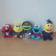 shineeセサミストリート ぬいぐるみ 5体セット