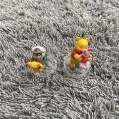ディズニーキャラクター　まねっこますこっと　シンバ　くまのプーさん　2個セット