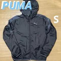 Puma フード付き ブラックジャケット美品。Sサイズ。