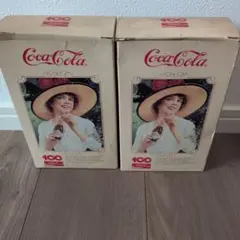 Coca-Cola 100周年記念 ヴィンテージ 箱付き 空4瓶