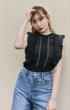 【新品】Her lip to Airy Brush Knit Top herlipto Airy Brush Knit Top