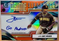 Leo De Vries /25 Auto 2024 Bowman Chrome