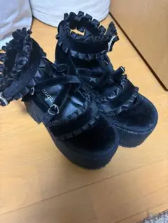 ank rouge ベロア厚底シューズのサムネイル