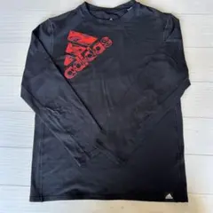 adidas 黒 長袖カットソー 150cm