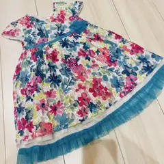 アメリカ購入品 3T レース 花柄 ワンピース チュニック