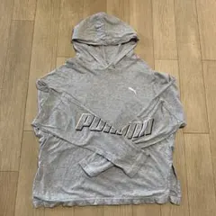 プーマ　長袖　フード付きTシャツ