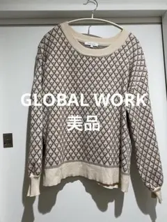 【美品】GLOBAL WORK グローバルワー セーター Mサイズ