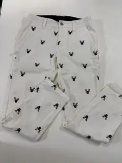 JACK BUNNY トナカイ刺繍　ホワイトパンツ　サイズ1￼
