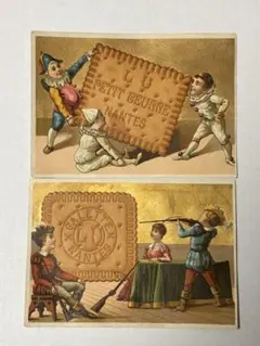 1970's　 LU　ビスケット　フランス製作　店頭ポップ用　ポスター　パネル 1970's LU ビスケット フランス製作 店頭ポップ用 ポスター