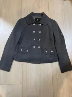 The Scotch House ダークグレー ダブルブレストジャケット