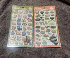 ボンボンドロップシール 和柄 柴犬 ラーメン 2種セット 正規品 ②
