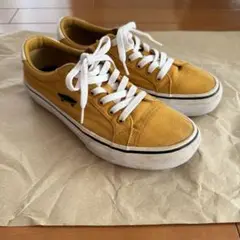 VANS マスタード イエロー ローカット スニーカー 23.5cm