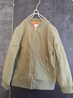 H&M オリーブグリーン MA-1ジャケット