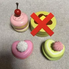 マザーガーデン　ハートのマカロン　ドーナツケーキ　木製おままごとのサムネイル