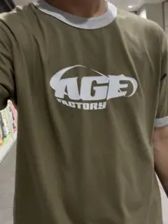 AGE FACTORY リンガーTシャツ XL