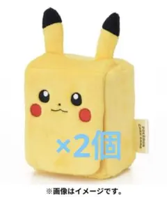 新品、2個セット☆ピカチュウ ぬいぐるみ デッキケース デッキ