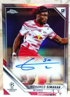 topps chrome 21/22 モハメド シマカン 直筆 サイン auto