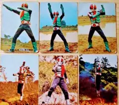 (えっ?!変身!!(笑))仮面ライダーレアカード6枚セット