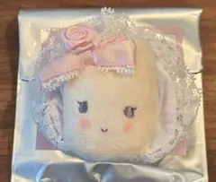 サンリオ　マロンクリーム　ヘアクリップ　シークレット　ホワイトフリル