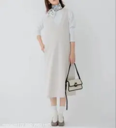 23区 ポリバレントポンチ ジャンパースカート　4L 大きいサイズ