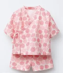 【新品・未使用】zaraベビー 紫陽花柄甚平セット 80cm