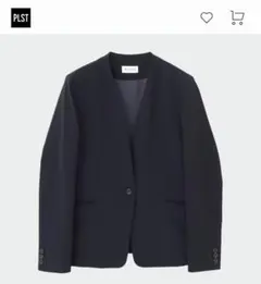 割引済み⭐︎PLST コンフォートリュクスカラーレスジャケット ネイビー