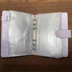 アクスタケース バインダー リフィル A6 パープル