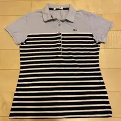 LACOSTE ボーダーポロシャツ