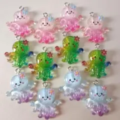 カラフルタコチャーム12個セット
