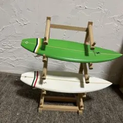 Surf Burner サーフボード ミニチュア スタンド付き 2枚セットのサムネイル