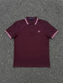FRED PERRY ポロシャツ バーガンディ