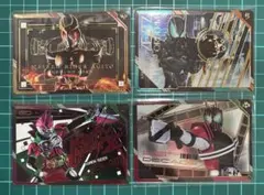 仮面ライダー スクラッチカードダスVol.2 プロモーションカード全4種セット
